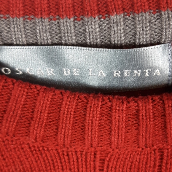 3/$18 Men's Oscar de la Renta Sweater Sz Med - Picture 5 of 8